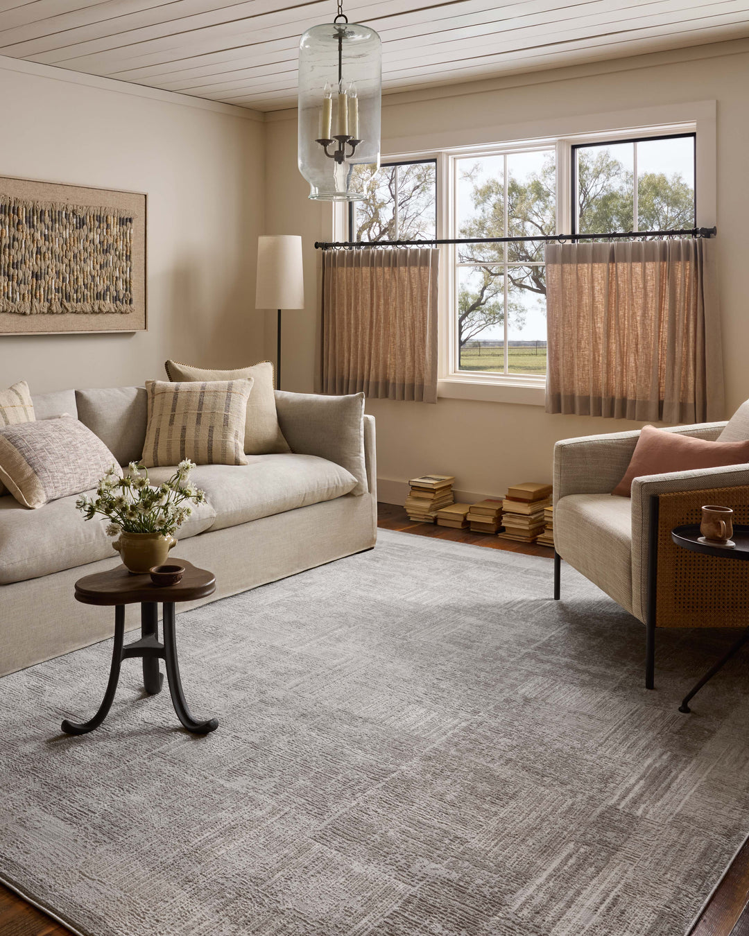 Loloi Hollis Smoke / Mist Area Rug (HOL-04)