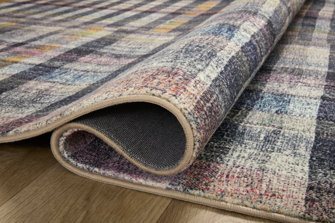 Chris Loves Julia x Loloi Humphrey Plum / Multi Accent Rug (HUM-04)