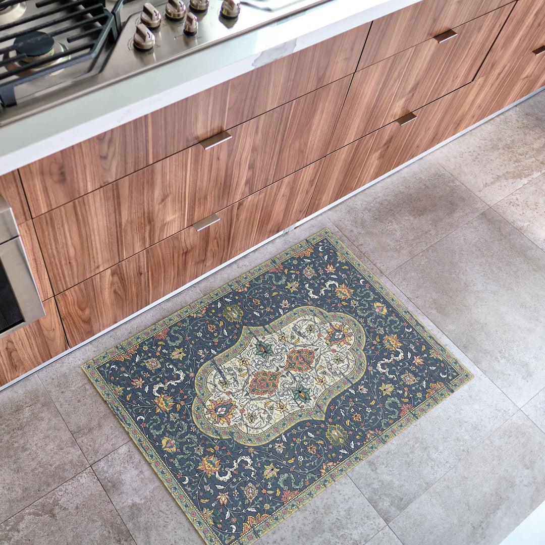 Adama Vinyl Cushioned Comfort Floor Mat (Hamsa_G)