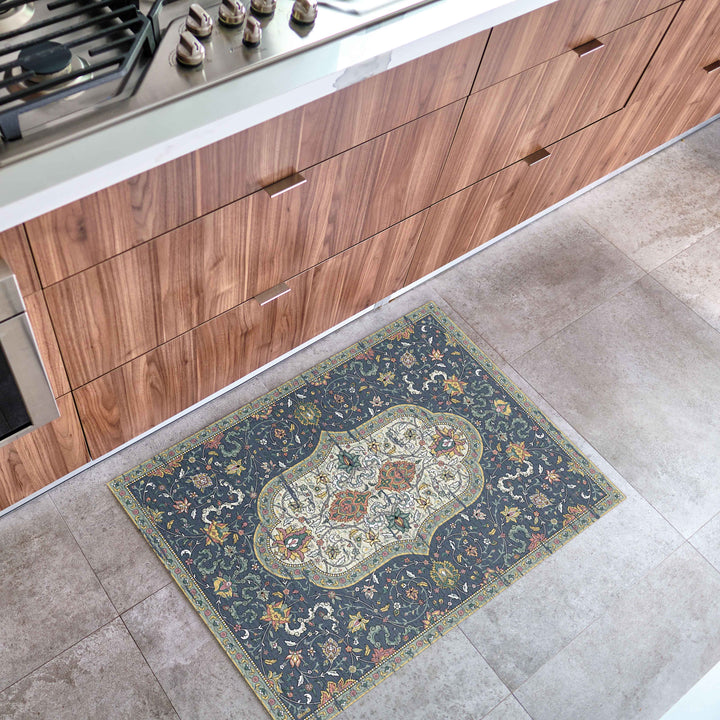 Adama Vinyl Cushioned Comfort Floor Mat (Hamsa_G)