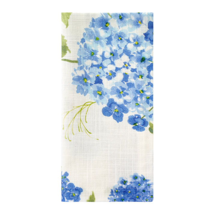 Hydrangea Cotton Print Napkins Set/4