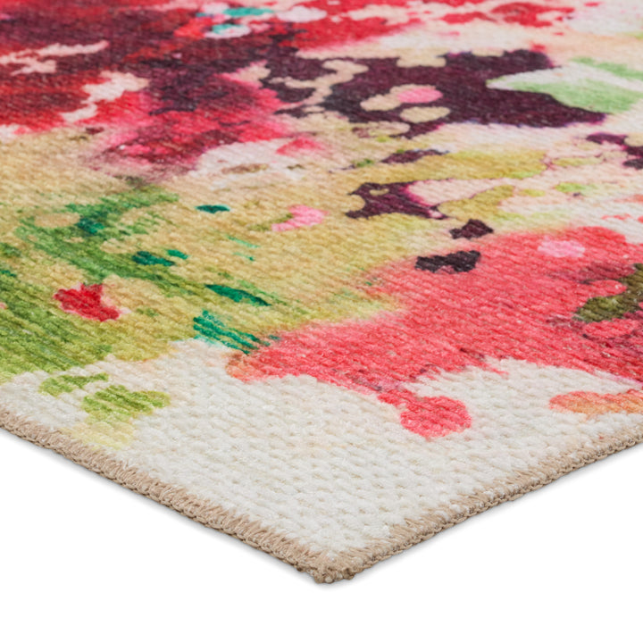 Vibe by Jaipur Living Rouge Indoor/Outdoor Floral Pink/ Multicolor Area Rug (IBIS - IBS05)