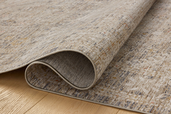 Chris Loves Julia x Loloi Ida Taupe / Multi Accent Rug (IDA-01)