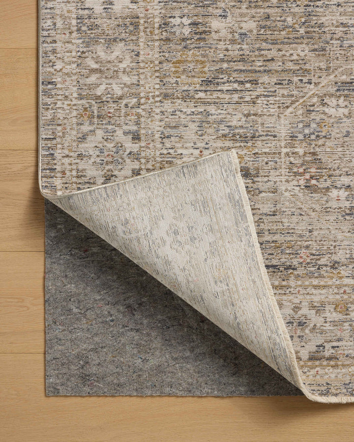 Chris Loves Julia x Loloi Ida Taupe / Multi Accent Rug (IDA-01)