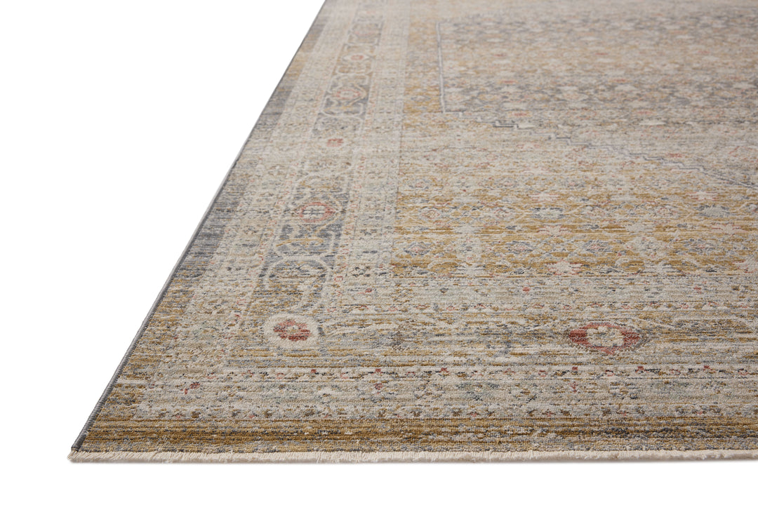 Chris Loves Julia x Loloi Ida Stone / Gold Accent Rug (IDA-02)