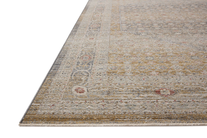 Chris Loves Julia x Loloi Ida Stone / Gold Accent Rug (IDA-02)