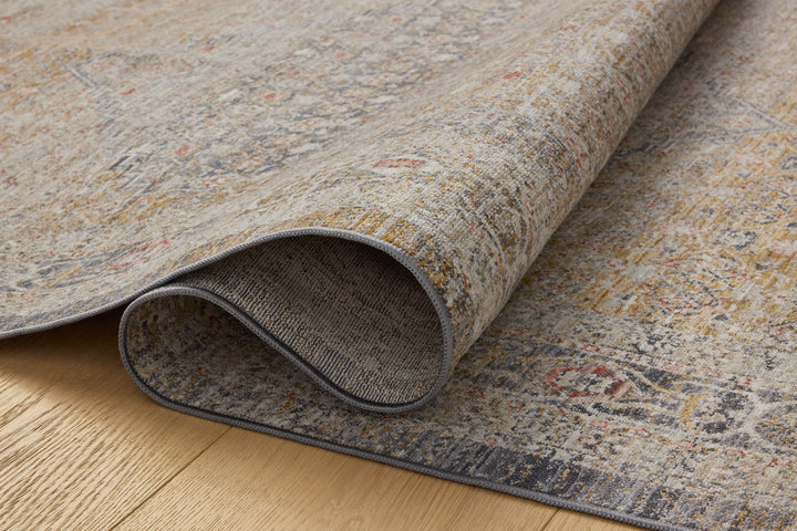 Chris Loves Julia x Loloi Ida Stone / Gold Accent Rug (IDA-02)