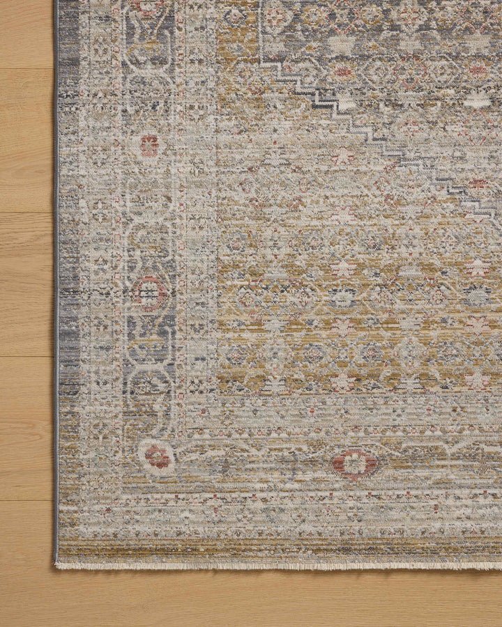 Chris Loves Julia x Loloi Ida Stone / Gold Accent Rug (IDA-02)