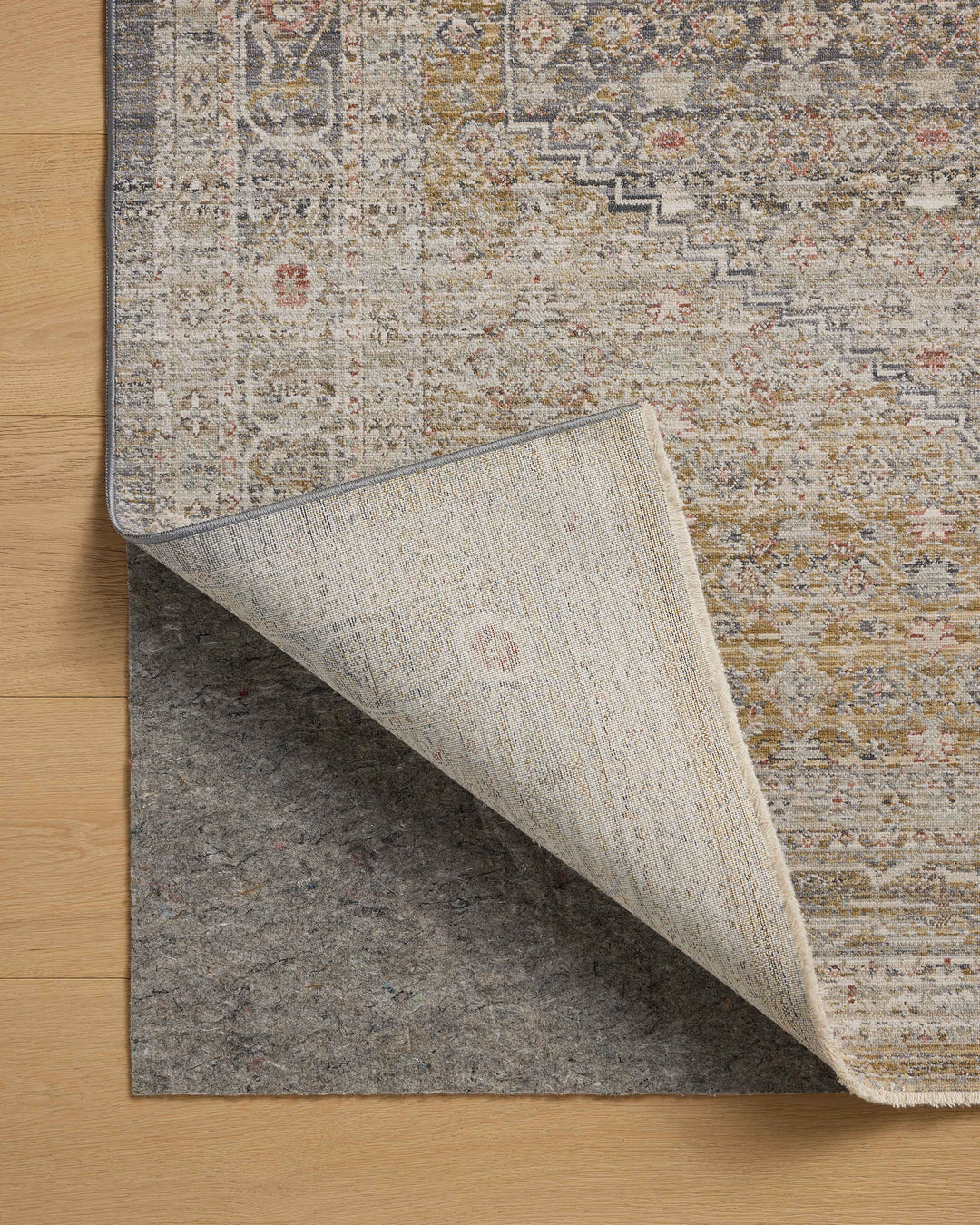 Chris Loves Julia x Loloi Ida Stone / Gold Accent Rug (IDA-02)