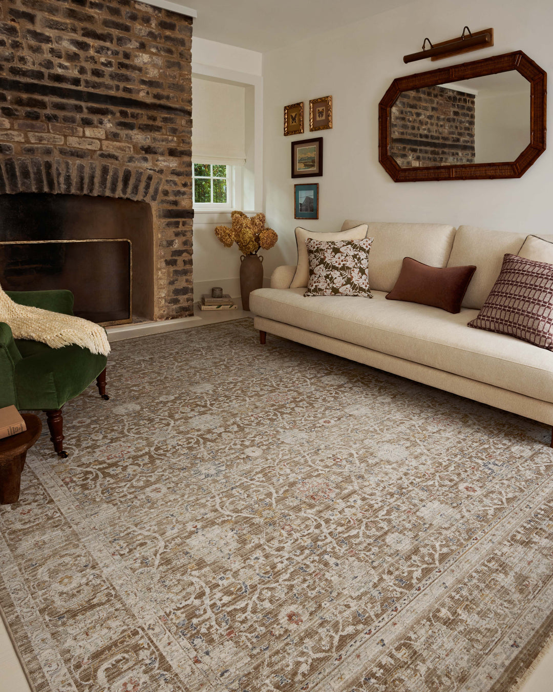 Chris Loves Julia x Loloi Ida Bark / Multi Accent Rug (IDA-03)