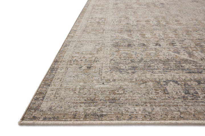 Chris Loves Julia x Loloi Ida Slate / Natural Accent Rug (IDA-06)