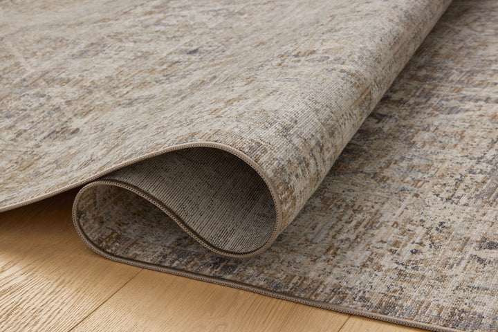Chris Loves Julia x Loloi Ida Slate / Natural Accent Rug (IDA-06)