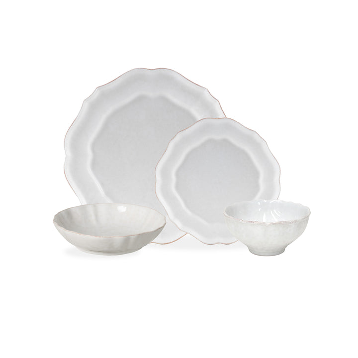 Casafina Impressions Glazed Stoneware Dinnerware (White)