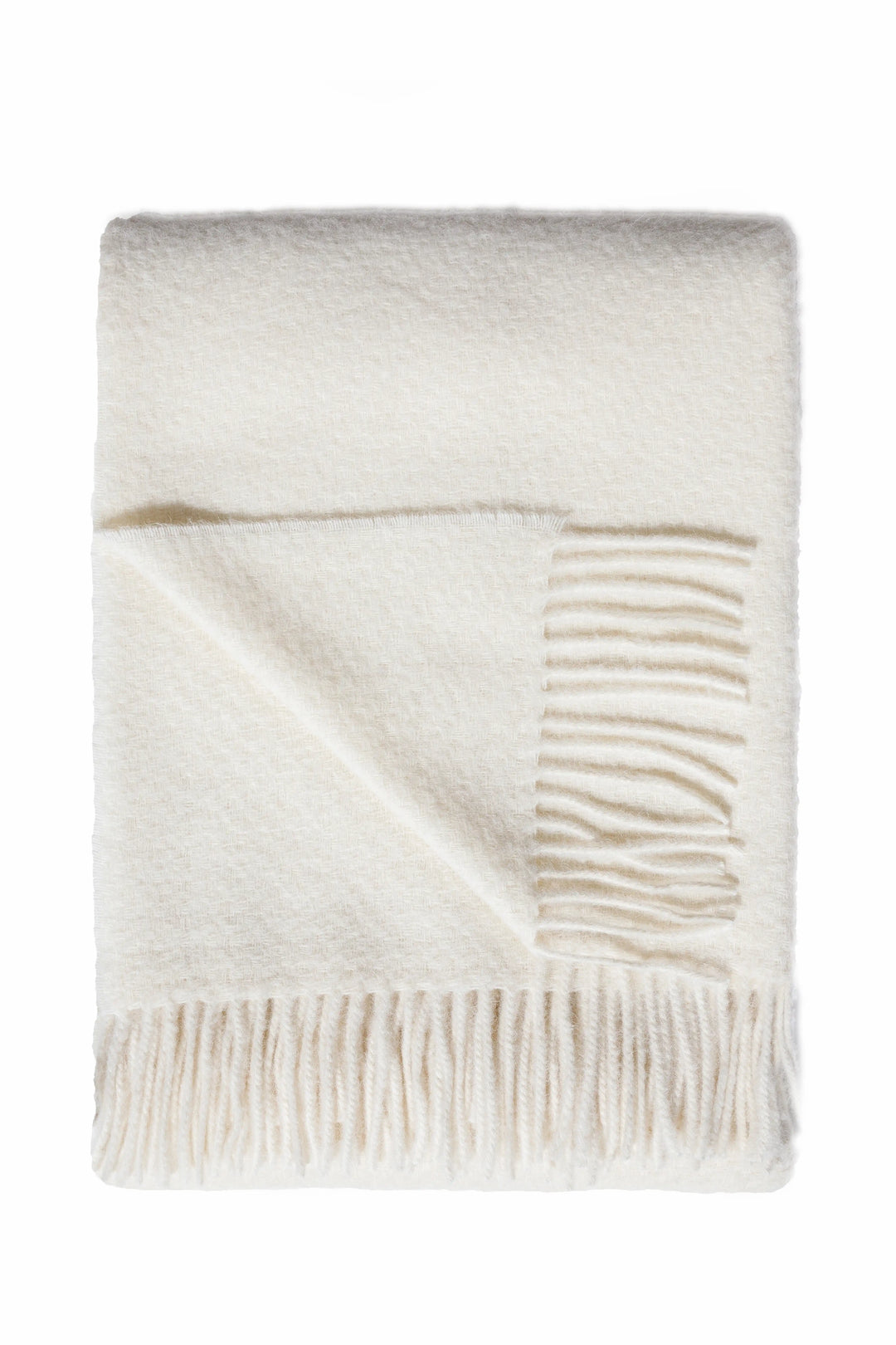 Cork Ivory Alpaca Throw