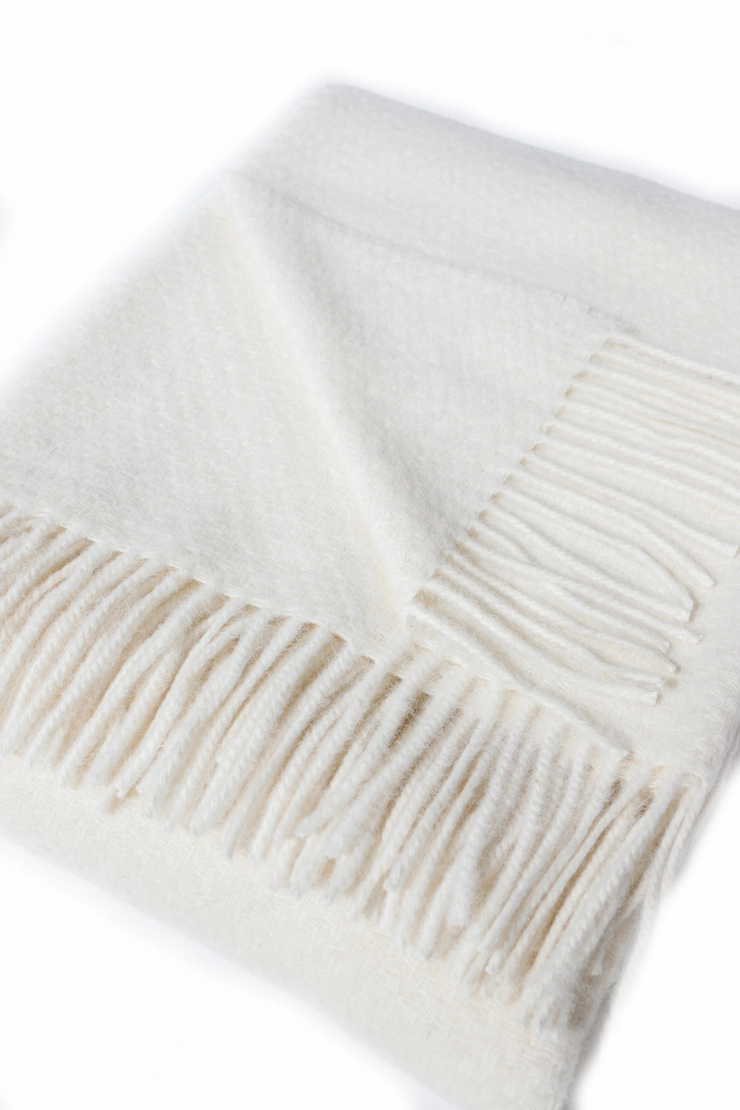 Cork Ivory Alpaca Throw