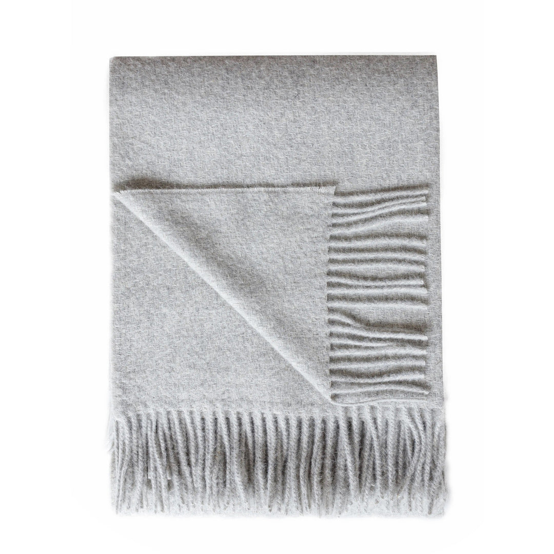 Cork Alpaca Wool Throw (Flannel)