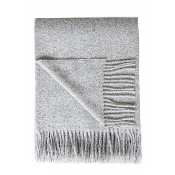 Cork Alpaca Wool Throw (Flannel)