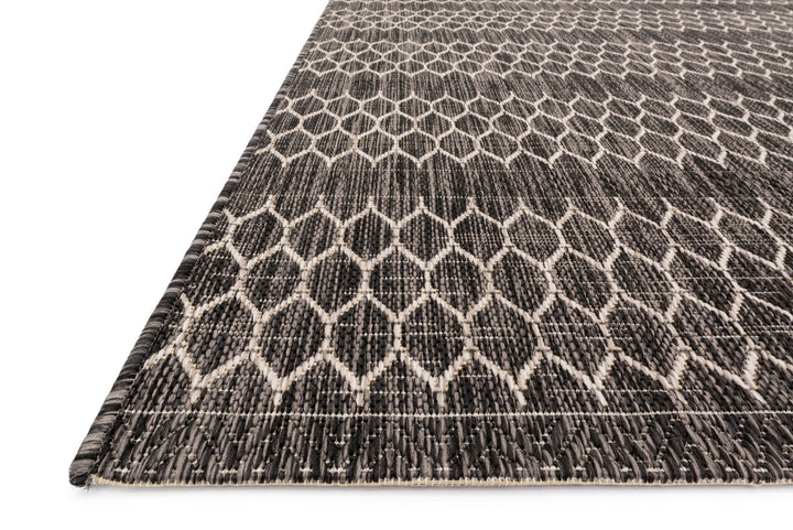 Loloi Isle Black / Grey Indoor/Outdoor Accent Rug (IE-01)