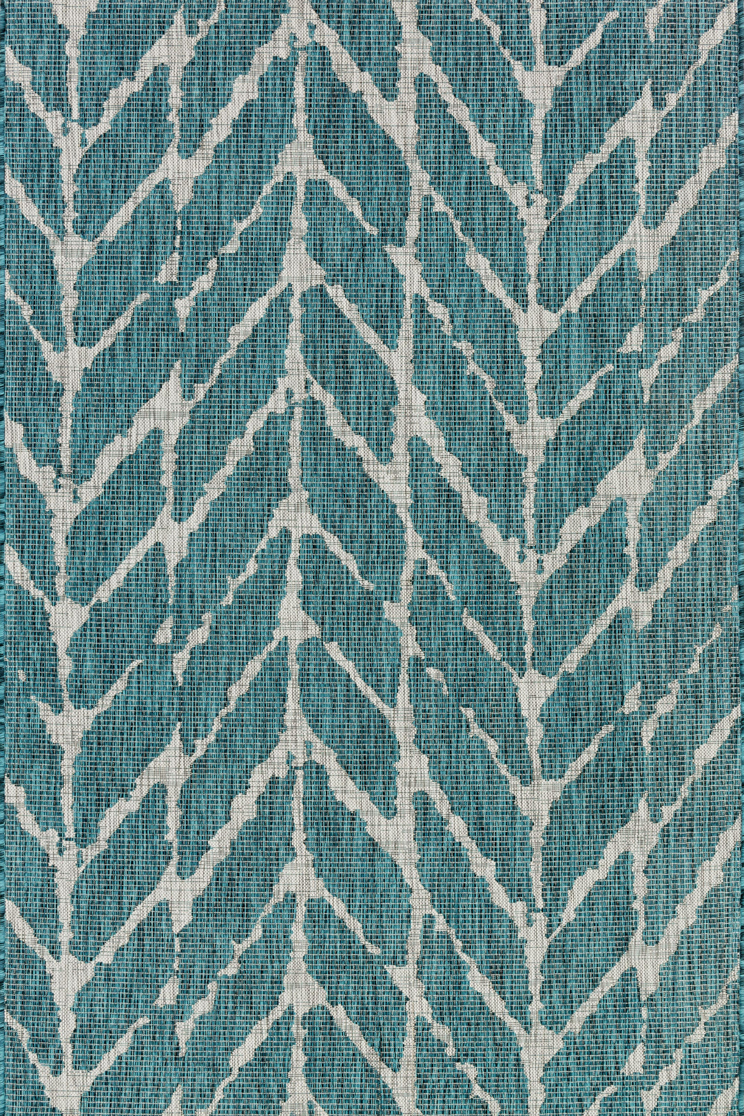 Loloi Isle Teal / Grey Indoor/Outdoor Accent Rug (IE-02)