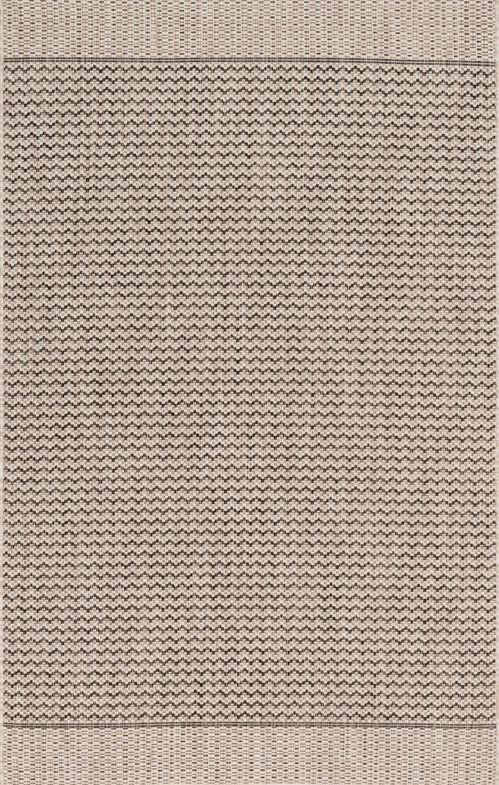 Loloi Isle Grey / Black Indoor/Outdoor Accent Rug (IE-03)