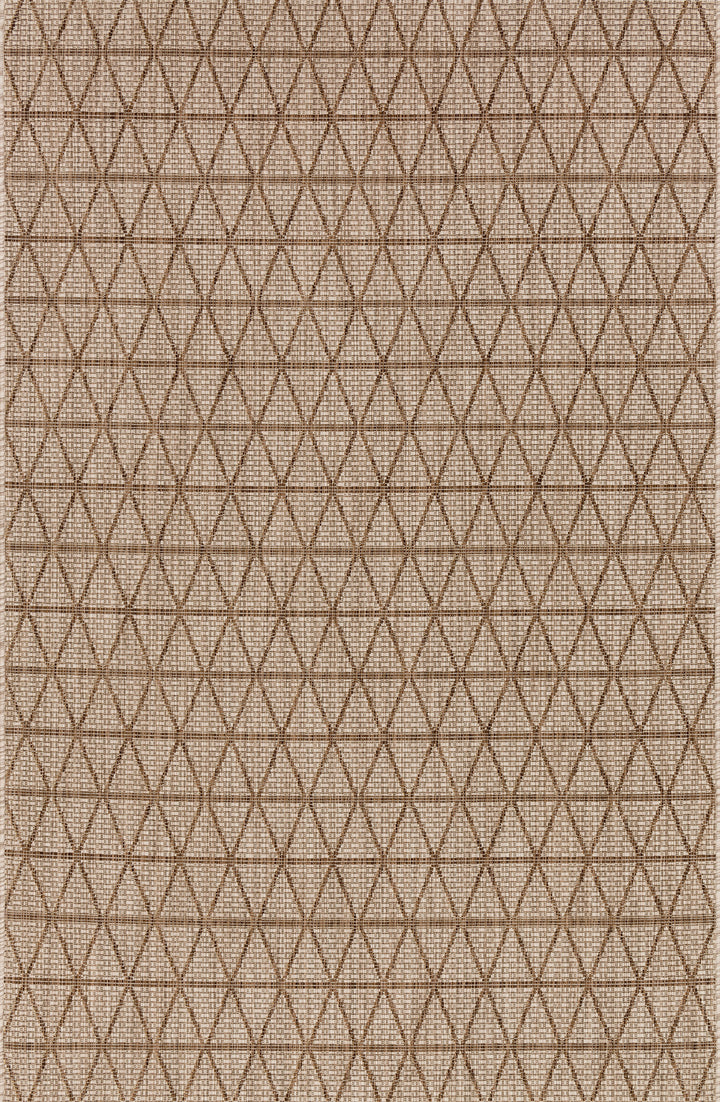 Loloi Isle Beige / Mocha Indoor/Outdoor Accent Rug (IE-04)