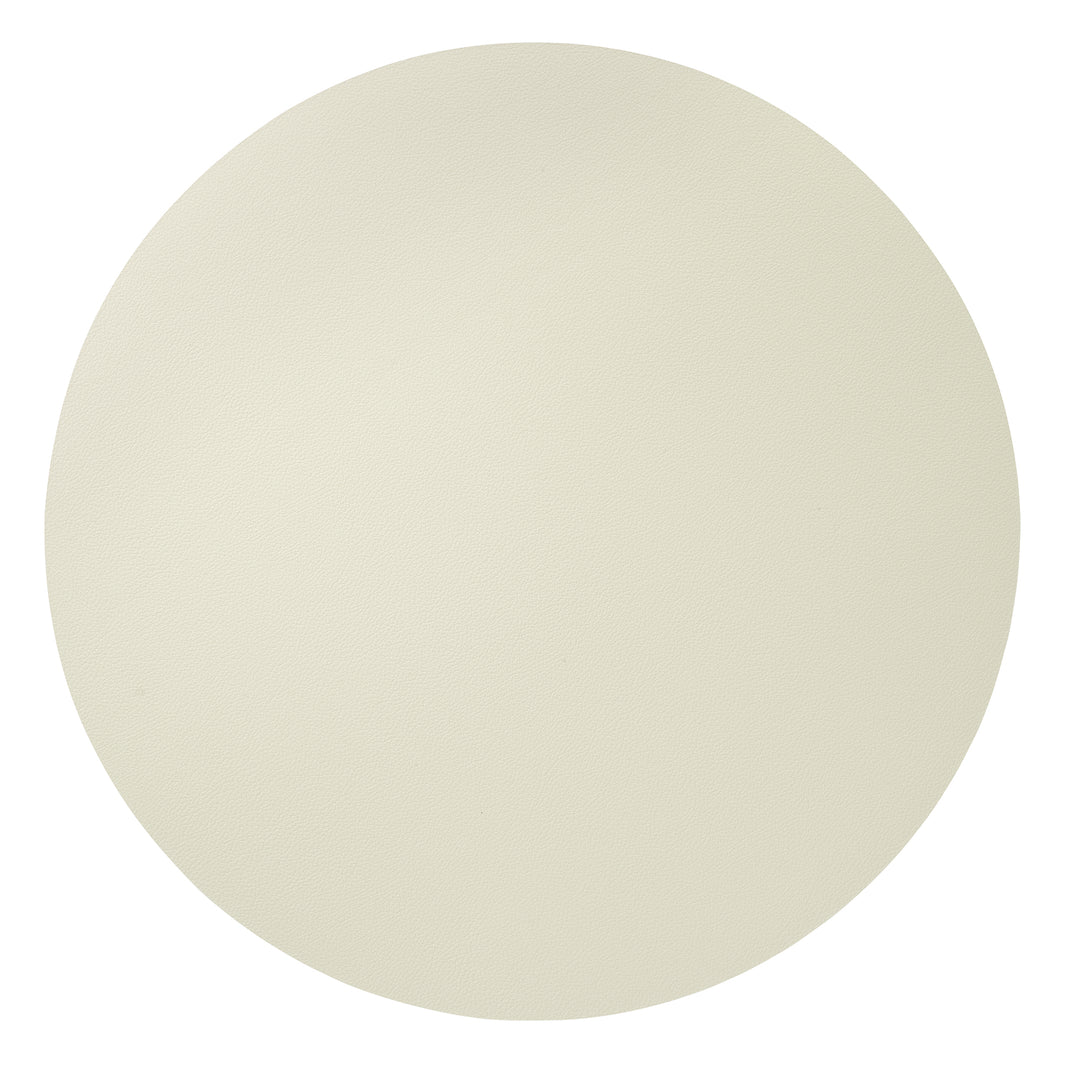 Bodrum Izmir Reversible Vinyl Placemats (Beige/Beige) Set of 4