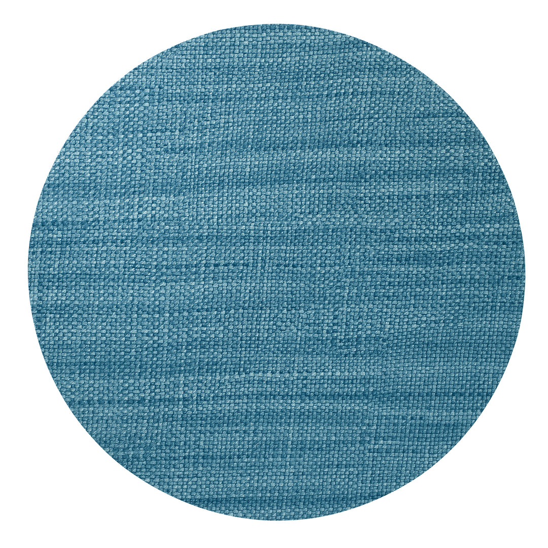 Bodrum Izmir Reversible Vinyl Placemats (Blue/Gray) Set of 4