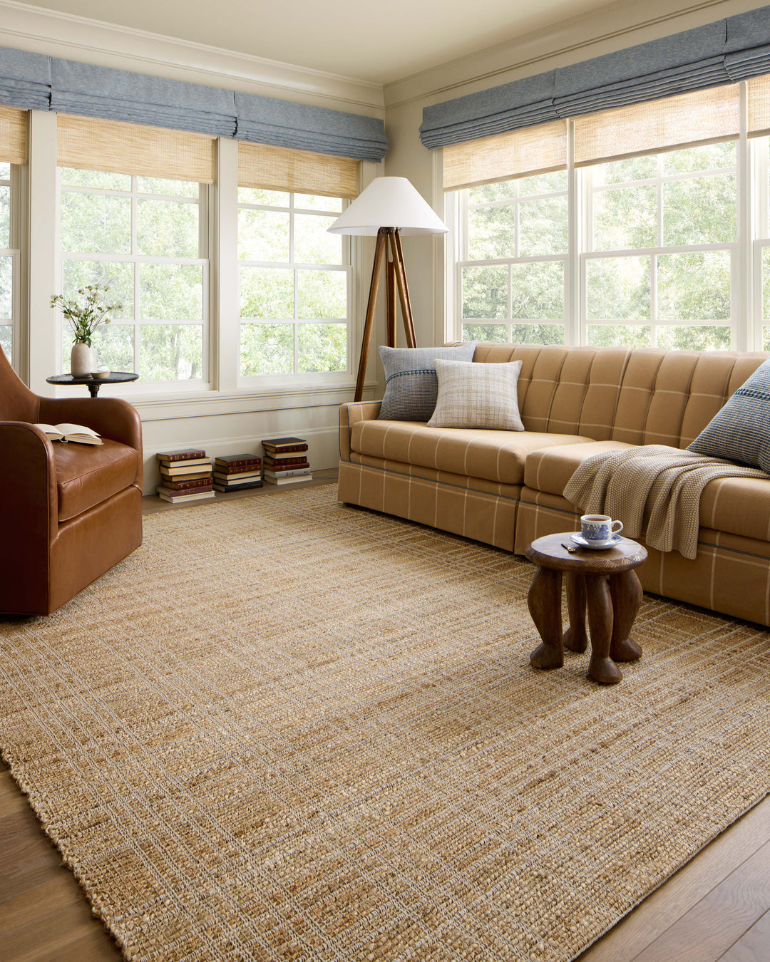 Chris Loves Julia x Loloi Judy Natural / Cream Accent Rug (JUD-01)