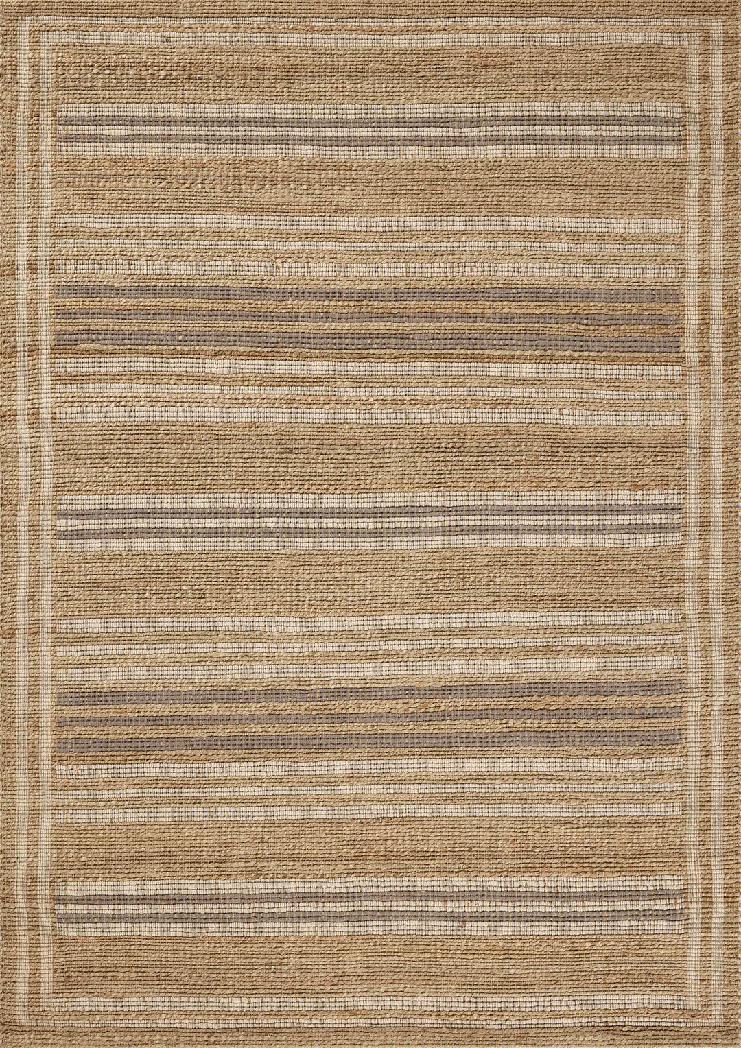 Chris Loves Julia x Loloi Judy Natural / Stone Accent Rug (JUD-03)