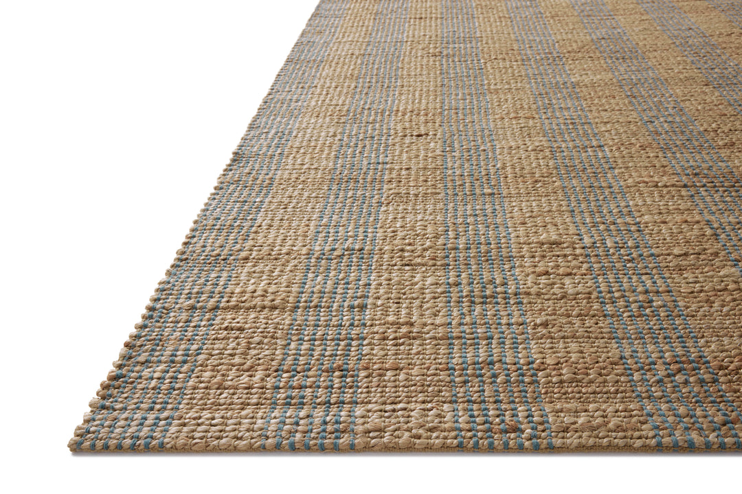 Chris Loves Julia x Loloi Judy Natural / Sky Accent Rug (JUD-04)