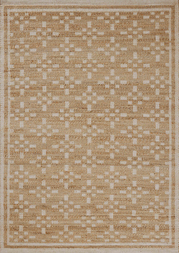 Chris Loves Julia x Loloi Judy Natural / Ivory Accent Rug (JUD-07)