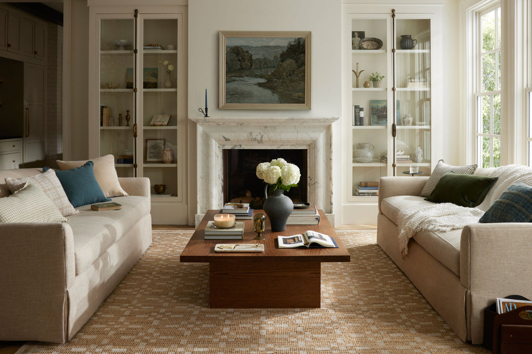 Chris Loves Julia x Loloi Judy Natural / Ivory Accent Rug (JUD-07)