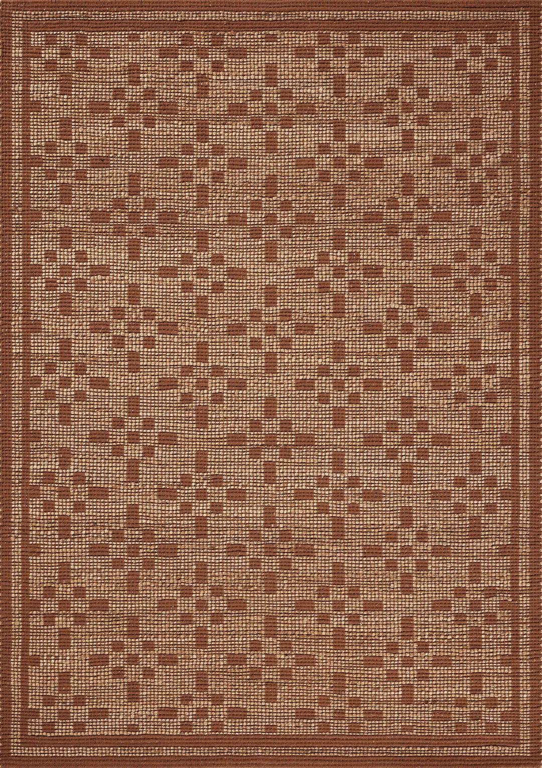 Chris Loves Julia x Loloi Judy Natural / Spice Accent Rug (JUD-07)