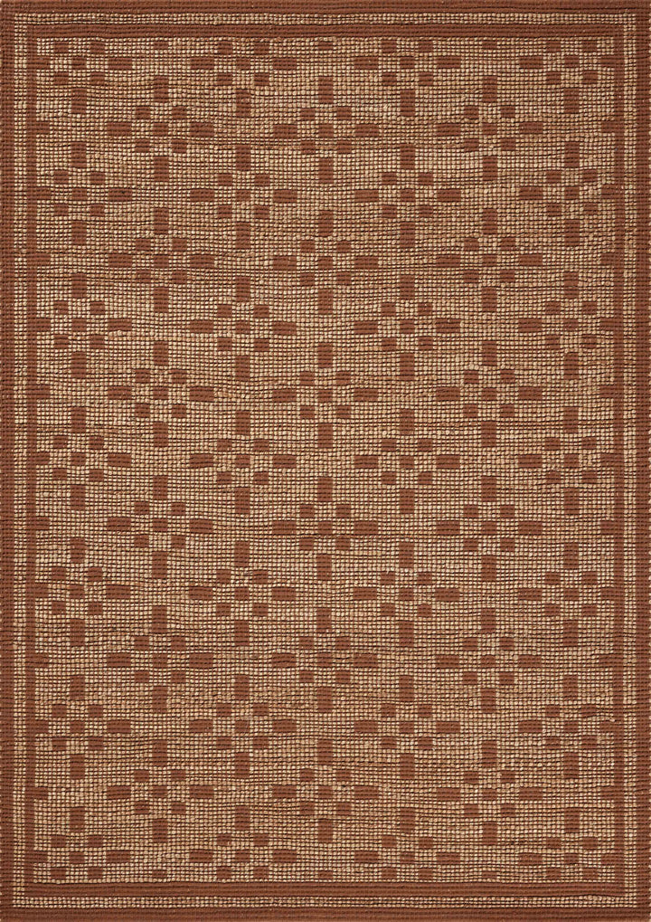 Chris Loves Julia x Loloi Judy Natural / Spice Accent Rug (JUD-07)