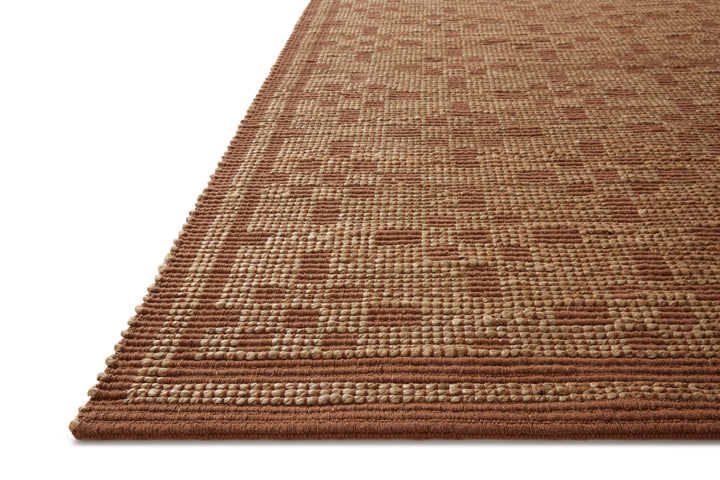 Chris Loves Julia x Loloi Judy Natural / Spice Accent Rug (JUD-07)