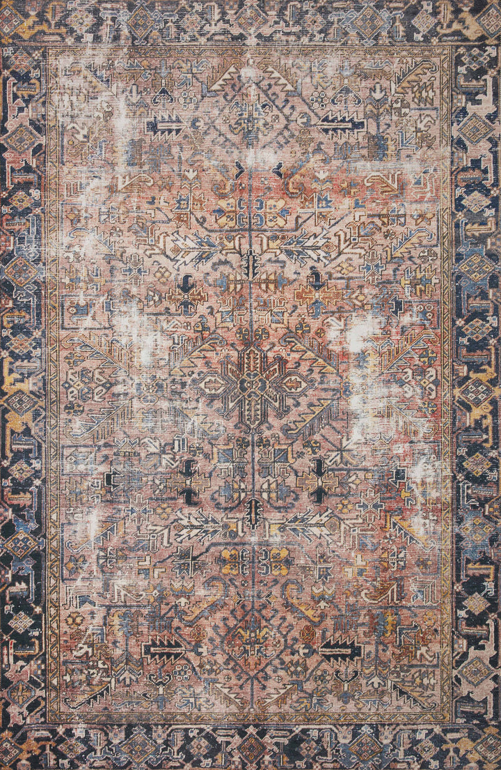 Chris Loves Julia x Loloi Jules Terracotta / Multi Accent Rug (JUL-02)