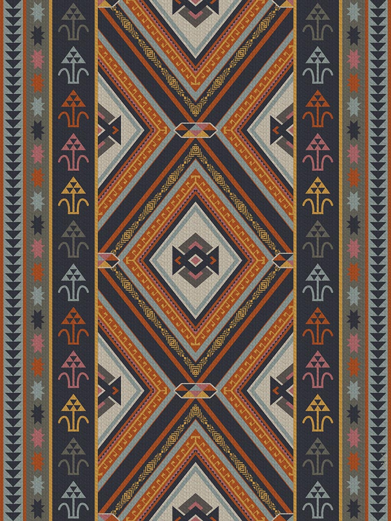 Adama Vinyl Floor Mats/Rugs (Kilim_N) – Hudson & Vine