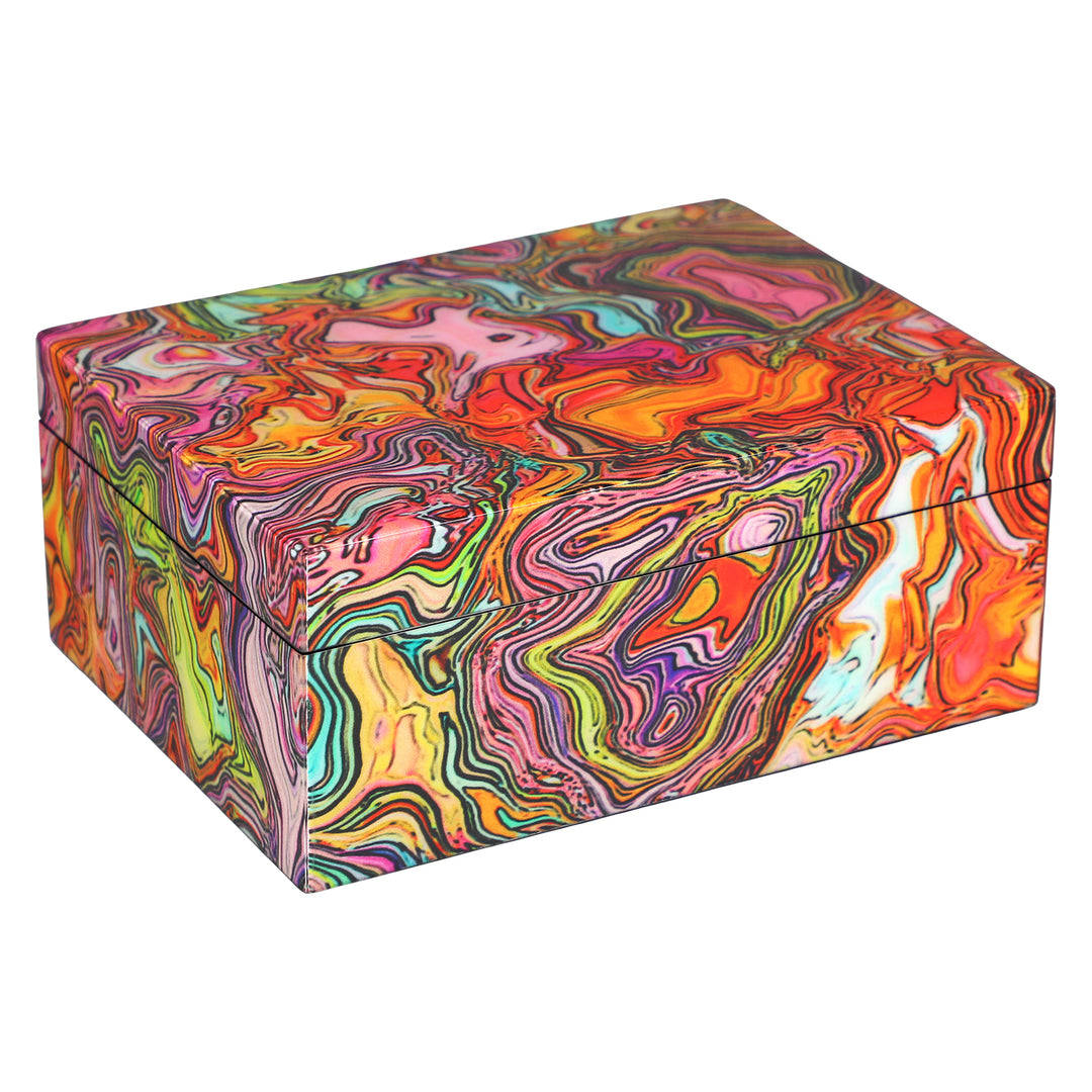 Lacquer Medium Box (Terrain Pattern)