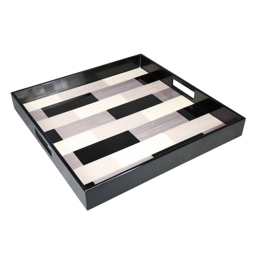 Lacquer Square Tray (Chips)