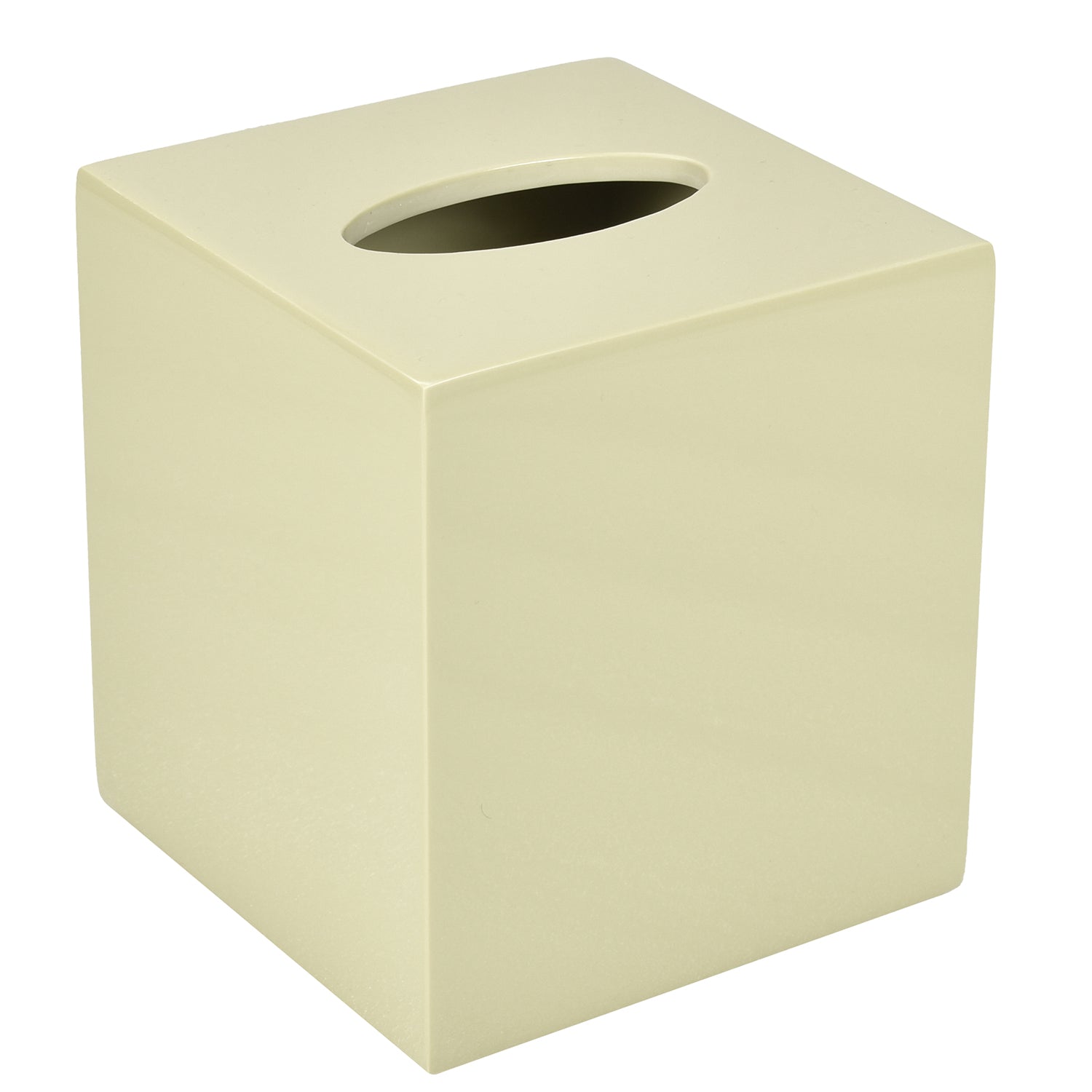 Taupe Inlay Lacquer Tissue Box