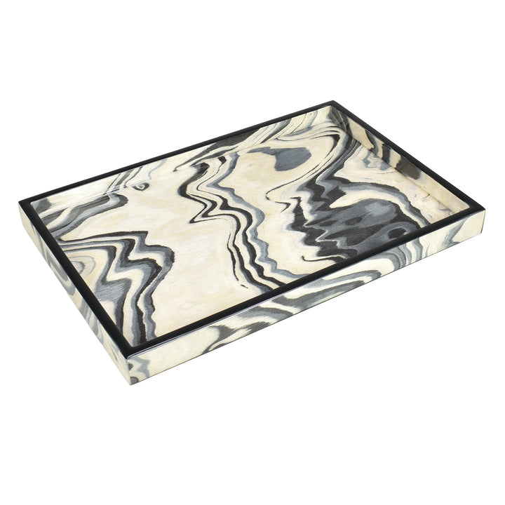 Landscape Pattern Lacquer Bathroom Accessories