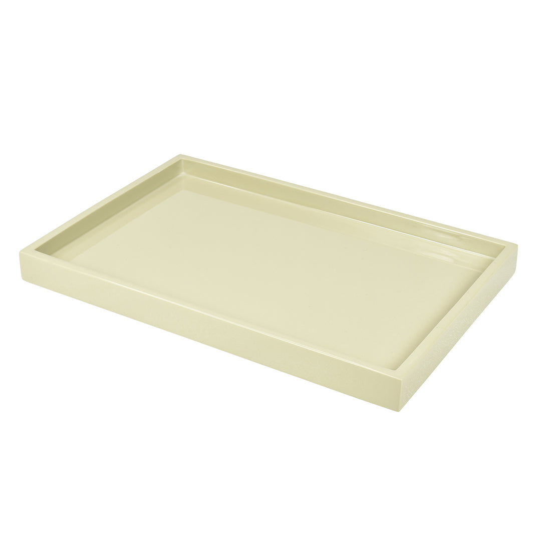 Taupe Inlay Lacquer Bathroom Accessories