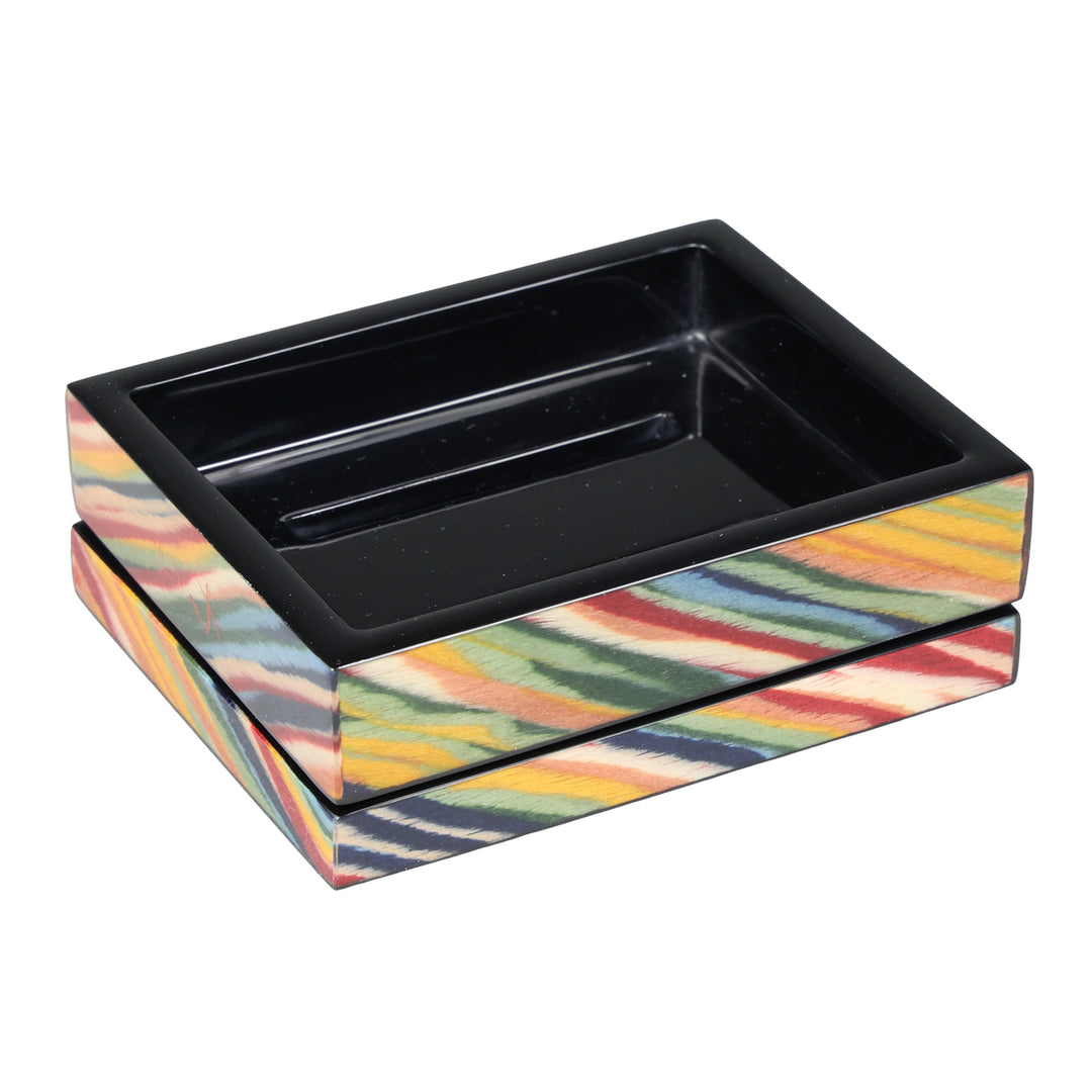 Tiger Pattern Lacquer Bathroom Accessories