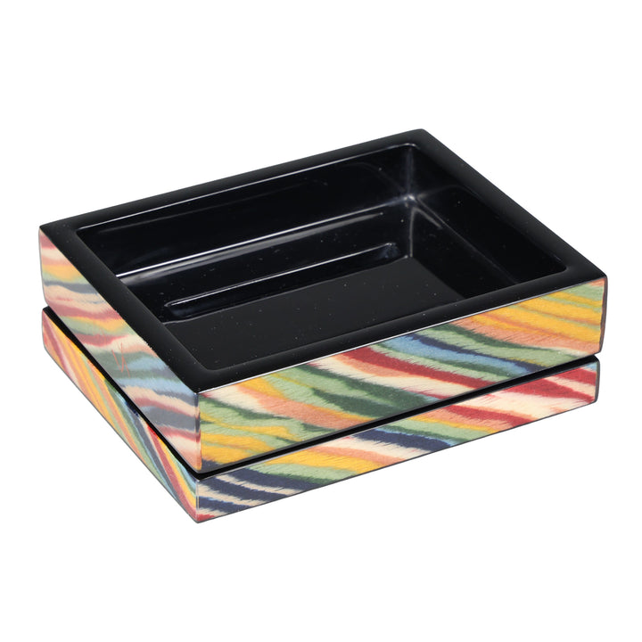 Tiger Pattern Lacquer Bathroom Accessories