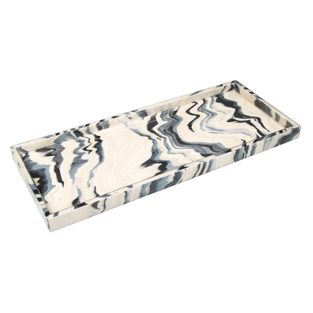 Landscape Pattern Lacquer Bathroom Accessories