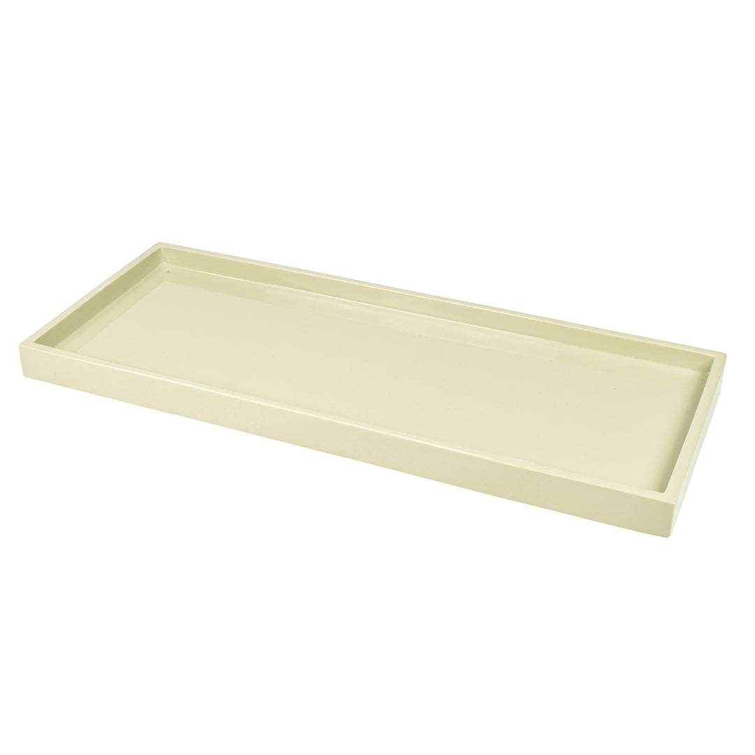 Taupe Inlay Lacquer Bathroom Accessories