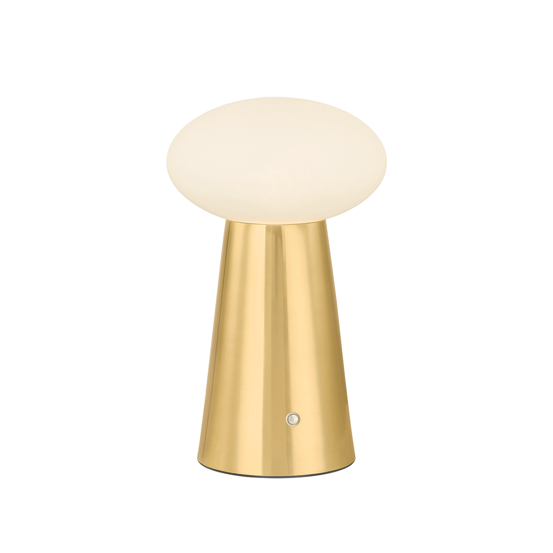 CASHEL Rechargeable Table Lamp (Aged Brass)