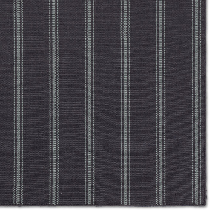 Barclay Butera by Jaipur Living Memento Handmade Indoor/Outdoor Striped Navy/ Light Blue Area Rug  (LAGUNA - LAG02)