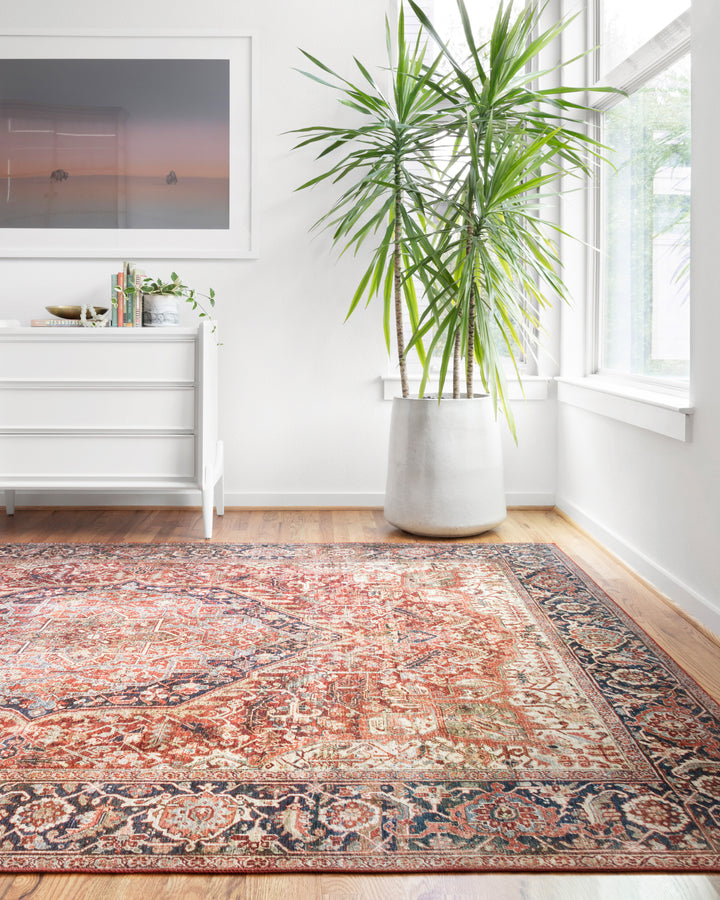 Loloi Layla Red / Navy Accent Rug (LAY-08)