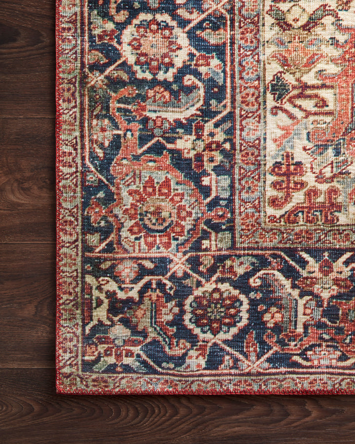 Loloi Layla Red / Navy Accent Rug (LAY-08)